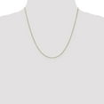 thumbnail image 4 of 14K Solid Yellow Gold 0.65mm Spiga Wheat Link Chain Necklace, 4 of 5