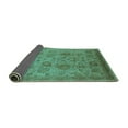 thumbnail image 2 of Ahgly Company Indoor Rectangle Oriental Turquoise Blue Industrial Area Rugs, 5' x 7', 2 of 4