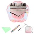 thumbnail image 1 of Accesorios de llavero de Piano de pulgar, pegatina de tono de instrucción de estudio, instrumentos musicales para exteriores, mujeres, hombres , 17 teclas estilo D Sunnimix Mini piano de pulgar, 1 of 6