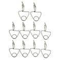 thumbnail image 2 of Esquirla 10 Pieces Flute Pad Clip Repair Tool Professional for Clarinet Piccolo Flute, 2 of 8