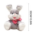 thumbnail image 2 of Lunxisen 1 Pcs Easter Talking Bunny Plush Toy Repeats Your Voice Interactive Stuffed Animal Gift, 2 of 9