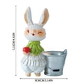 thumbnail image 3 of WMQPNNS New Trending and Sunscreen Rabbit Flower Pot: Durable Accompany You Every Spring Summer Autumn and Winter Todays Deals Clearance Sale, 3 of 7