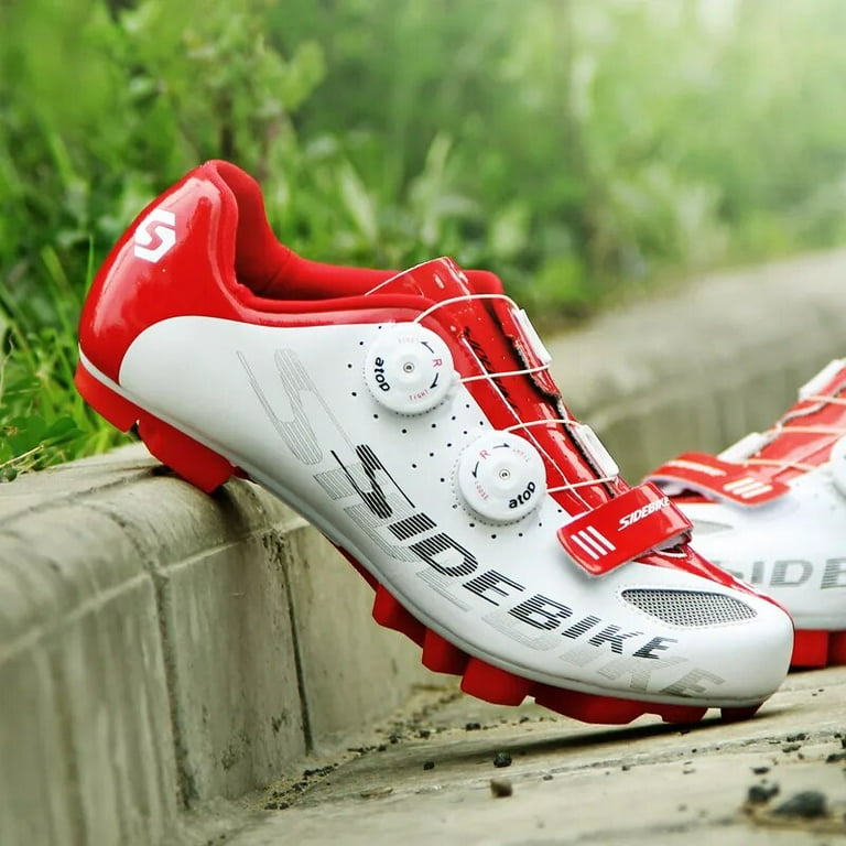 sidebike mtb shoes men professional cycling shoes mountain bike bicycle sneakers nylon sole sapatilha comfortable breathable Walmart