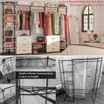 thumbnail image 6 of Homieasy Multifunctional Closet Organizer, Industrial Style, Nature, 6 of 7