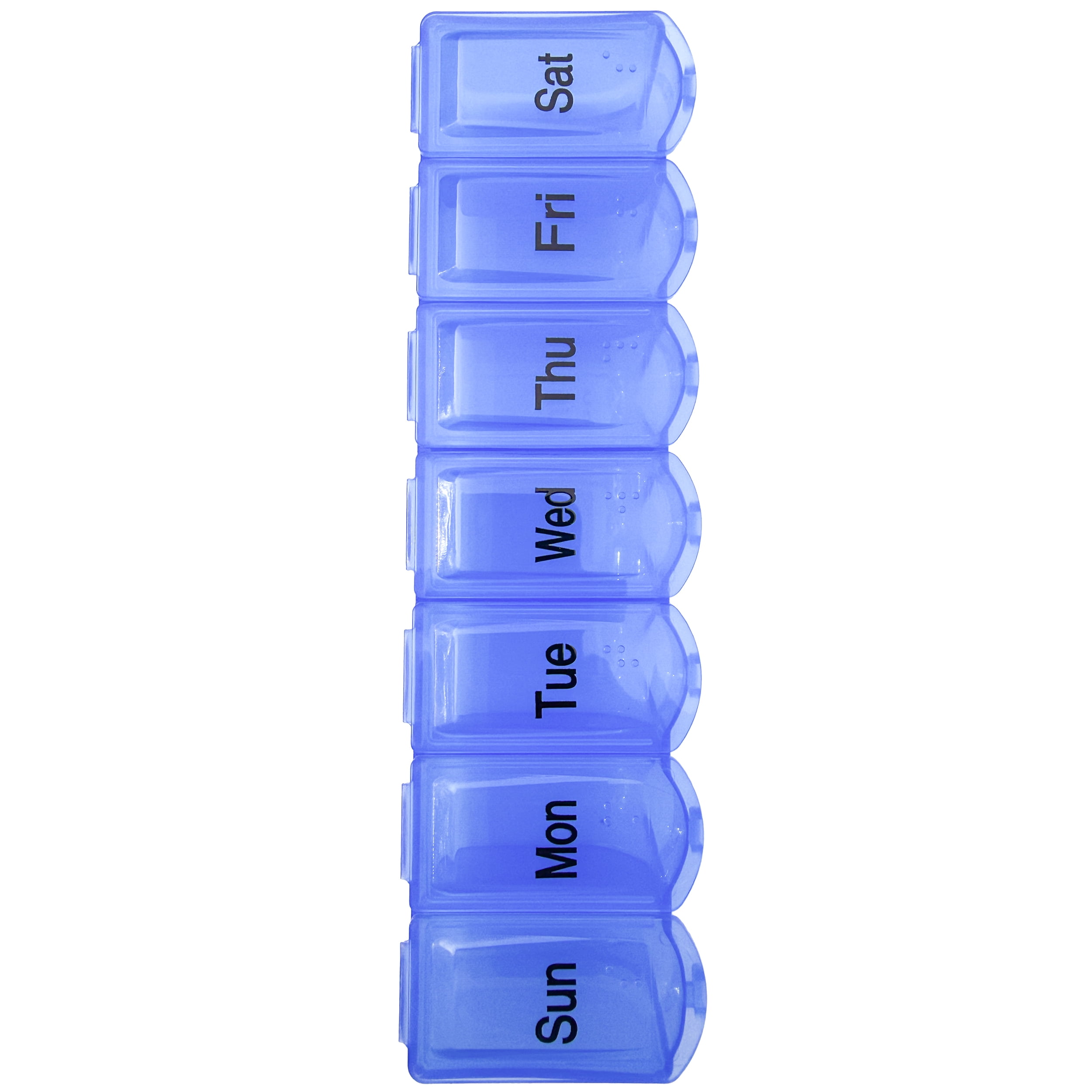 Equate XL Weekly Pill Planner, Blue