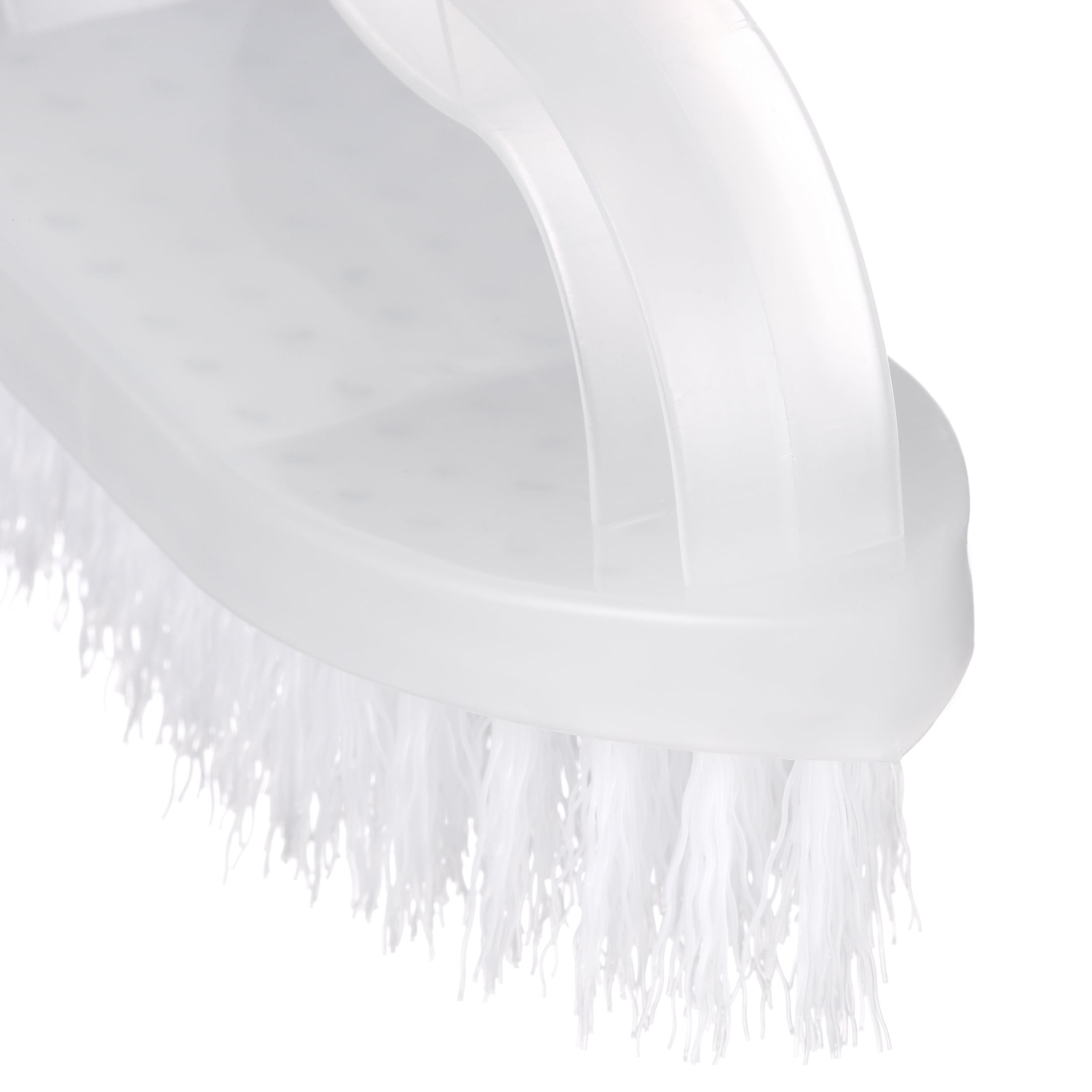 (8 pack) Great Value Iron Handle Multi-Purpose Cleaning Scrub Brush, White, 1 Count