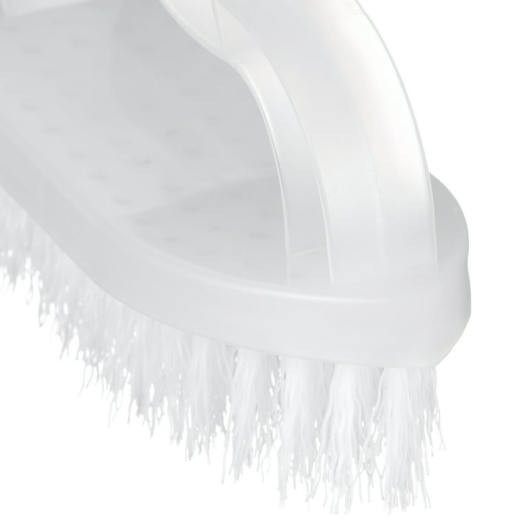 Handheld Scrub Brush For Cleaning Isolated Over White Background