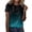 Green, variant on Womens Athletic Tops Women’s Casual Gradient O Neck Tank Top for Daily Summer Wear – Short Sleeve Workout Tee with Loose Fit for Women Blue XL