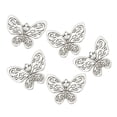 thumbnail image 4 of 50x encantadores dijes de mariposa colgantes mariposa DIY accesorios de joyería de aleación para collar manualidades pulsera su aniversario , estilo A, 4 of 8
