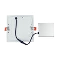 thumbnail image 4 of American Imaginations AI-28688 4 in. Square Aluminum Semi-Recessed Pot Light, White, 4 of 5