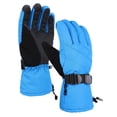 thumbnail image 1 of Toppers Waterproof Winter Thinsulate Lined Snowboard Ski Gloves Electric Blue M, 1 of 4
