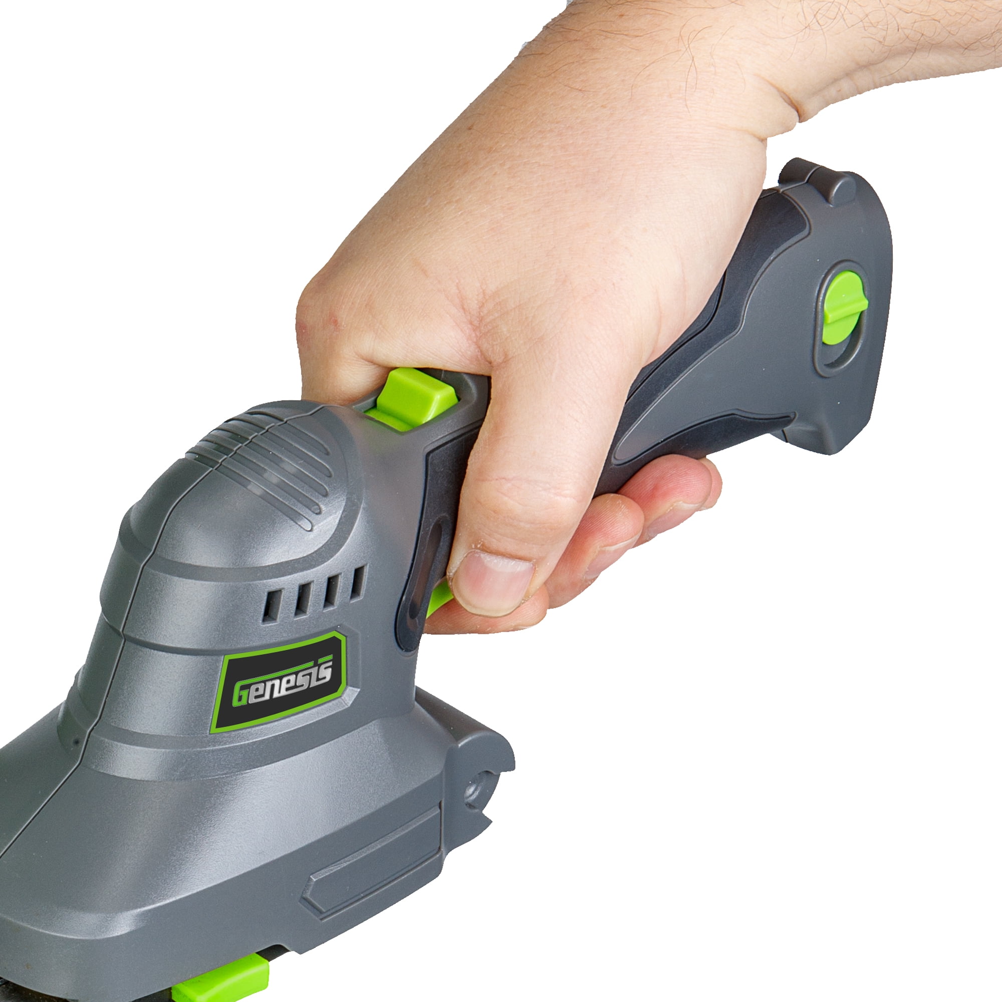 Genesis GLGT08B 8V 2.0Ah Cordless Electric Hedge Trimmer, Rechargeable Battery