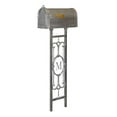 thumbnail image 3 of Special Lite SCB-1015-SMP-550-BLK Berkshire Curbside with Monogram Mailbox Post, Black, 3 of 3