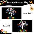 thumbnail image 2 of Bandera del Mes Nacional de la Herencia Hispana de 90 x 150 cm, decoración para exteriores, doble impresión, para árboles, países hispanohablantes, celebraciones de Latinoamérica, banderas para, 2 of 7