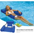 thumbnail image 4 of Summer inflatable Foldable Floating Row Beach Swimming Pool Water Hammock Floating Beach Chair Mat Seatings, 4 of 8