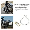 thumbnail image 2 of 1 Set Universal Motorcycle Throttle Clutch & Brake Emergency Cable Repair Kit, 2 of 8