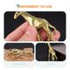 thumbnail image 3 of unbranded Adorno De Jirafa En Latón Dorado Con Detalles Exquisitos Para Creativa, 3 of 8