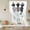Black, variant on Happy Easter Tie Up Curtains for Windows, Balloon Window Shades, Spring Carrots Country Black and White Plaid Kitchen Window Treatments Roll Up Curtain for Basement/Nursery 52"x45"