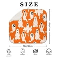 thumbnail image 4 of Orange Halloween Ghosts Dish Drying Mat for Kitchen 1 Pack, Ultra Absorbent Microfiber Dishes Drainer Mats,16x18in(41x46cm), 4 of 6