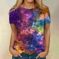 thumbnail image 6 of Bogo Young Womens Tops Trendy Summer Womens Summer Tops Casual Short Sleeve Crew Neck Blouses For Women Casual T Shirts For Women Cotton Soft, 6 of 6