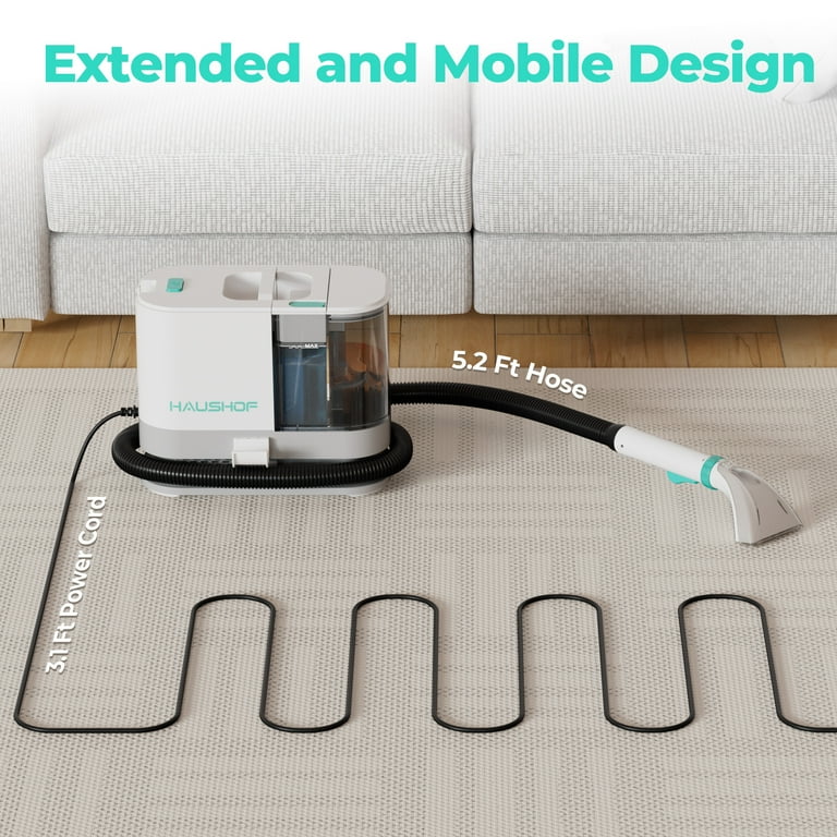 HAUSHOF Commercial Portable Carpet Spot and Upholstery Cleaner