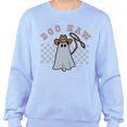 thumbnail image 2 of Cowboy Ghost Boo Haw Sweatshirt Unisex 2X-Large Light Blue, 2 of 5