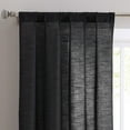 thumbnail image 5 of Brielle Home Clarke 100% Cotton Window Curtain Panel-Pack of Two, 5 of 10