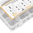 thumbnail image 2 of 150 Pcs Round Nylon Spacers Assortment for Screws and Hardware, Black, 2 of 4