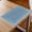 Blue, variant on Woven Vinyl Placemat for Dining Table, Stain Resistant PVC Table Mat for Plates and Bowls, 45x30cm, 1 Mat