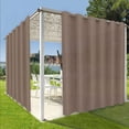 thumbnail image 1 of Rideaux Intérieurs Extérieurs pour Patio \ Panneau de Rideau à Oeillets Bloquant le Soleil pour Intimité, Rideaux Résistants aux Intempéries pour Gazebo, Véranda avant, Pergola, Kaki G x H Panneau, 1 of 8
