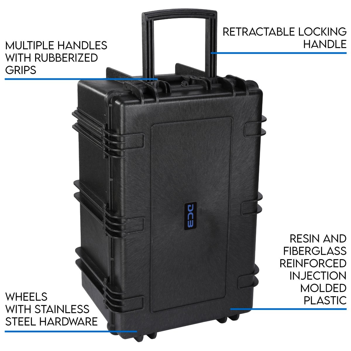 DCB Cases - Element Series 8505F Waterproof Utility Case With Foam Insert