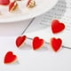 thumbnail image 3 of 12 broches de corazón de San Valentín para mujer, broches rojos con forma de corazón, broches decorativos para ceremonia de boda, broche de aleación de zinc para ropa, 3 of 8
