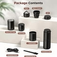 thumbnail image 7 of Auseo Portable Coffee Grinder & Brewer Combo, 5-Speed Adjustable Electric Grinder with Insulation, Perfect for Iced Americano, Travel & Office Use,  Ideal Gift for Coffee Lovers (Black), 7 of 7