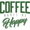 thumbnail image 2 of CafePress - Coffee Makes Me Happy - 11 oz Ceramic Mug - Novelty Coffee Tea Cup, 2 of 4