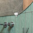 thumbnail image 3 of 4Pcs Oval Mirror Fixing Clips Zinc Alloy Bathroom Use Easy Installation Silver, 3 of 8
