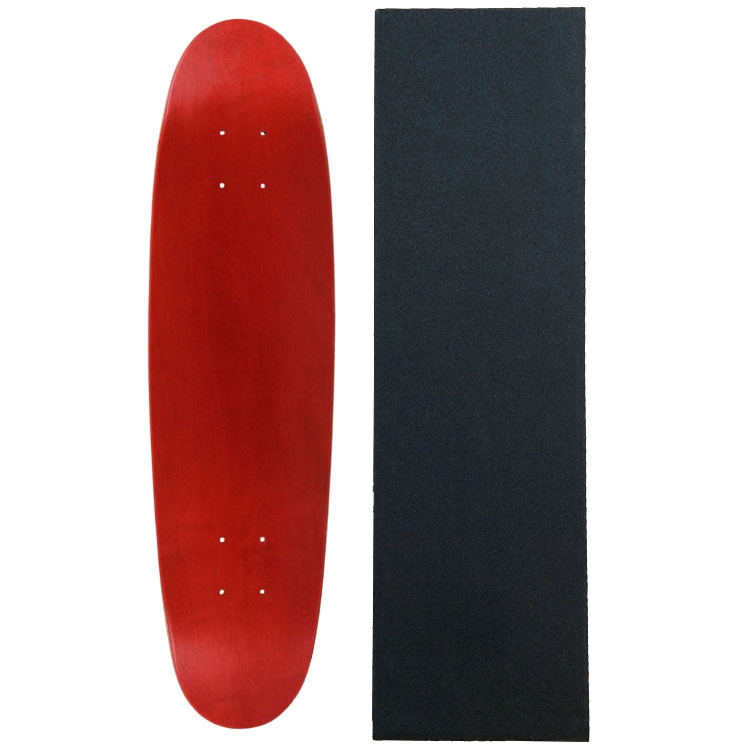 Maple Skateboard Cruiser Deck CANADIAN MADE 7.5" x 28.75" Stained Red w