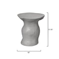 thumbnail image 3 of Jamie Young Co Sculpt Fiberglass Side Table Cream, 3 of 4