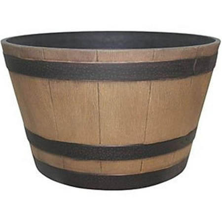 HDR-012207 Hampton Whiskey Barrel, Natural Oak - 15.5