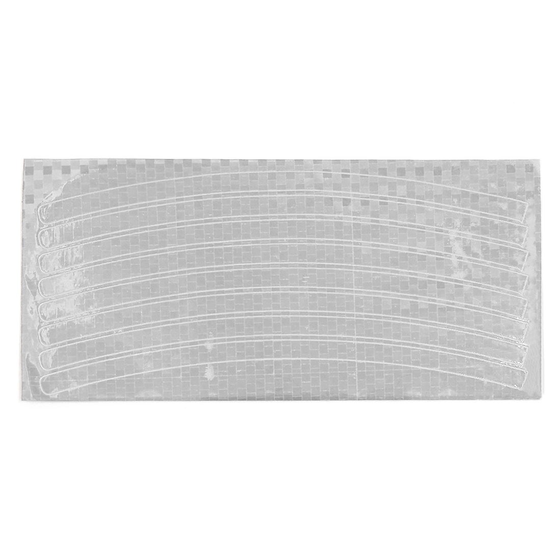 Silver Tone Radian Design MTB Bike Bicycle Wheel Rim Reflective Stickers -  Walmart.com