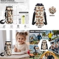 thumbnail image 6 of Pzuqiu Orange Fruit Capybara Kids Backpack for School Girls 8-12 4pcs School Backpacks Sets with Lunch Bag Pencil Case 17 Inch Bookpack with Shoulder Strap Camping Bacpack for Teens, 6 of 7