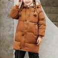 thumbnail image 3 of EnJoCho Toddler Girls Puffer Long Jackets Warm Insulated Winter Hooded Coat Lightweight Water-𝖱esistant Padded Outerwear Windproof Thermal Parka Snow Ski Casual, 3 of 8