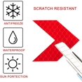 thumbnail image 2 of 12 Pieces High Intensity Reflective Car Stickers Night Visibility Diamond Quality Waterproof Safety Warning for Car Motorcycle Stroller (Red), 2 of 4