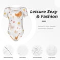 thumbnail image 4 of Balery Funny Chicken Body de cuello redondo de manga corta para mujer Tops de manga corta Tops básicos-Medium, 4 of 7