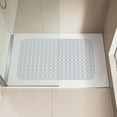 thumbnail image 5 of Non Slip Bathtub Mat, 31"x 19" TPE Bath Mat for Tub with Drain Holes and Suction Cups, Anti-Slip Mats for Kids Baby Elderly Bathroom (Light Grey), 5 of 12
