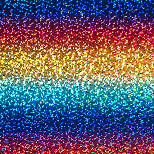 Siser Holographic HTV Iron On Heat Transfer Vinyl 10 x 12 3 Precut Sheets  - Rainbow