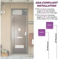 thumbnail image 4 of ADA CENTRAL SIGNS - 6" X6" Private Sign - ADA Compliant Tactile Graphics Grade 2 Braille Text Acrylic Wall Sign - Private Property, No Trespassing, Soliciting - No Entry Privacy Protection Signs, 4 of 7