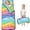 Geometric Wave Blue Pattern, variant on Geometric Wave Blue Pattern Teens Toddler Nap Mat with Pillow, Sleeping Mat Bag for Preschool Daycare 59"x22"
