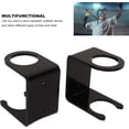 thumbnail image 4 of HUGFEGWE Baseball Bat Wall Stand Stylish Acrylic Display Shelf Rack for Home Stadium Office Collection, 2PCS for Baseball Enthusiasts (Black) CJB91-50068, 4 of 9