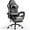 Gray, variant on Gaming Chair, Seenda Video Game Chair with Footrest and Lumbar Support, Ergonomic Computer Chair Height Adjustable with Swivel Seat and Headrest, White