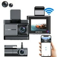 thumbnail image 1 of Binmer Dash Cam 4k Front And 1080P Rear Dash Camera For Car Viofo Wide Inside 1080P Dashcams For Dars Damera Super Night With WiFi GPS Driving Recorder, 1 of 9